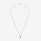 Pendentif "Précieux Saphir" Diamants: 0,03Ct/11 Saphir: 0,16Ct/1 - Or Blanc