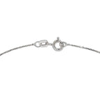Pendentif "Larme Bleu Nuit" Saphir Bleu: 0,31Ct/1 + Diamants: 0,08Ct/27 - Or Blanc