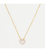 Pendentif "Joli Coeur Pm" -  Or Jaune Diamant :0,07Ct/24 - Or Jaune