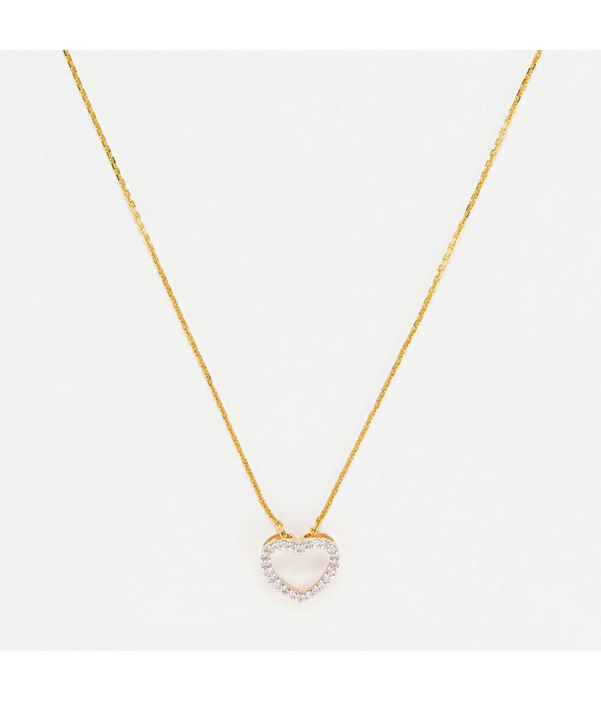 Pendentif "Joli Coeur Pm" -  Or Jaune Diamant :0,07Ct/24 - Or Jaune
