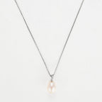 Pendentif "Luliwa" D0,02Ct/6 Perle 7,5Mm - Or Blanc 375/1000