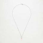 Pendentif "Luliwa" Diamants 0,02Ct/6 Perle 7,5Mm - Or Blanc