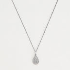 Pendentif "Goutte De Pluie" Diamants 0,11Ct/37 - Or Blanc