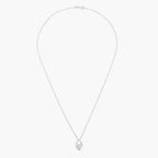 Pendentif "Goutte Somptueuse" D: 0,06Ct/19 - Or Blanc 375/1000
