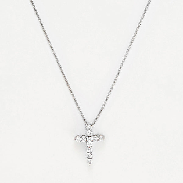 Pendentif "Sacrée Croix" Diamant 0,17Ct/11