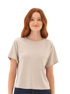T-Shirt Pocket Crew - Blush