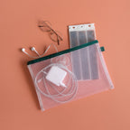 Pochette Mesh L - Rose Poudré