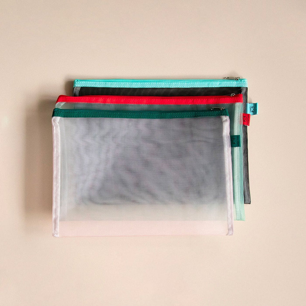 Pochette Mesh L - Rose Poudré