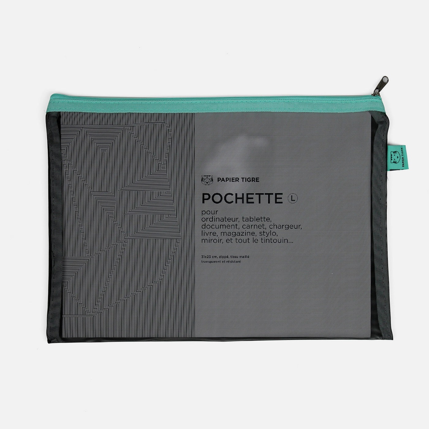Pochette Mesh L - Noir