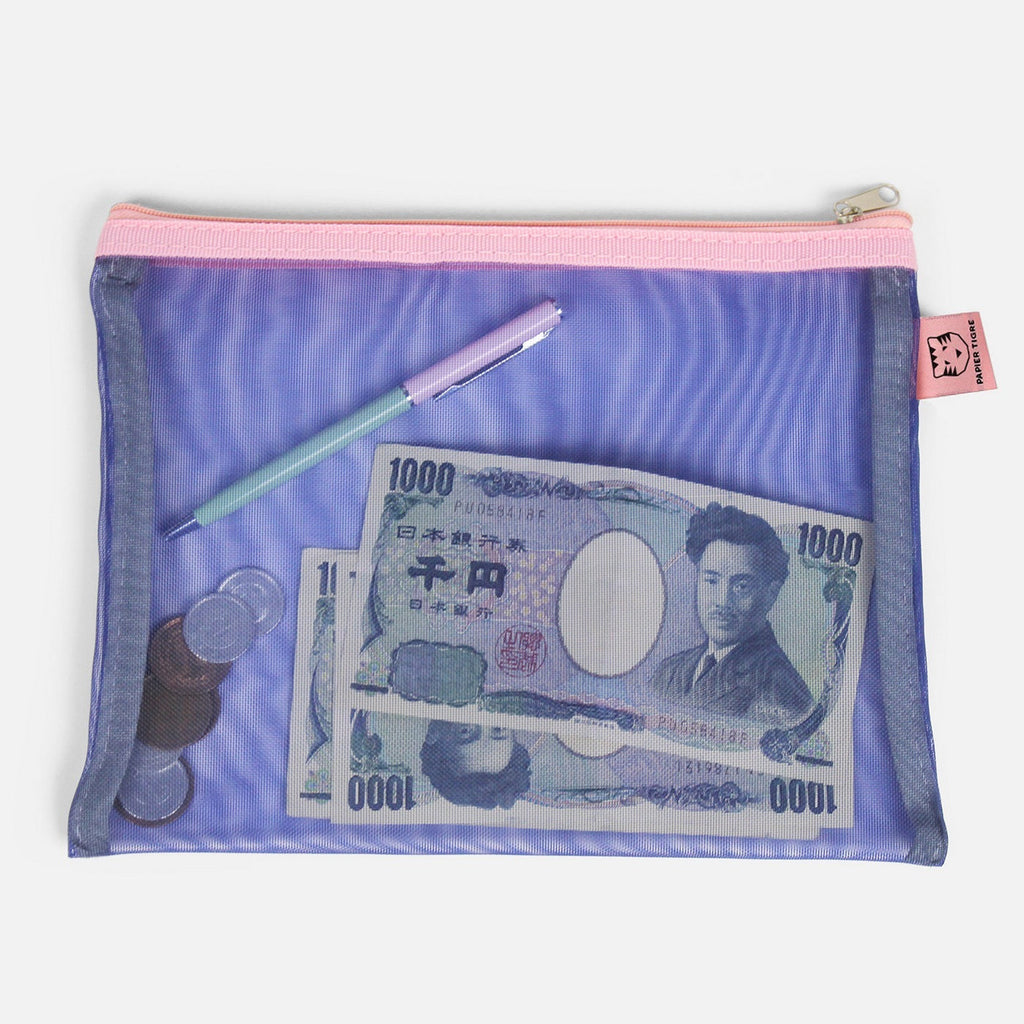 Pochette Mesh M - Indigo