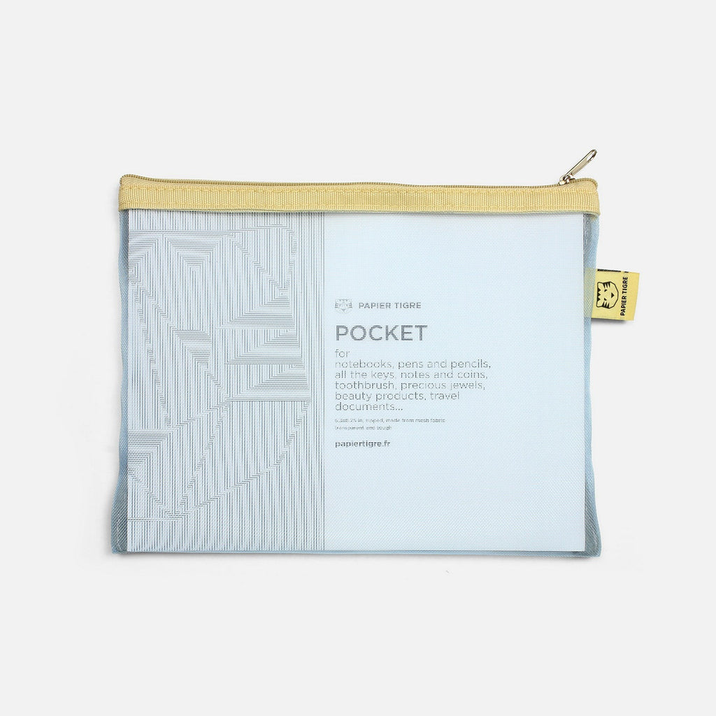 Pochette Mesh M - Bleu Ciel