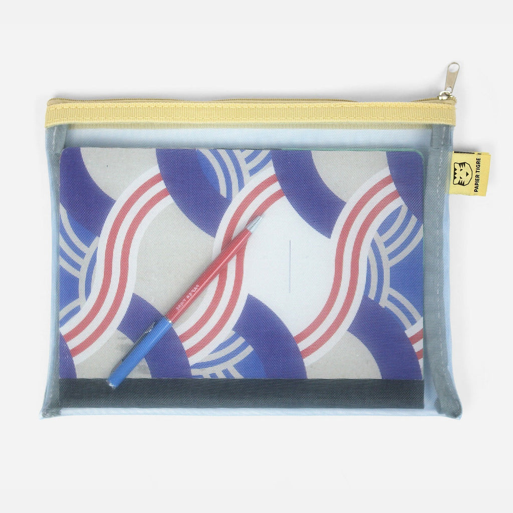 Pochette Mesh M - Bleu Ciel
