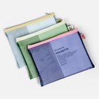 Pochette Mesh M - Bleu Ciel