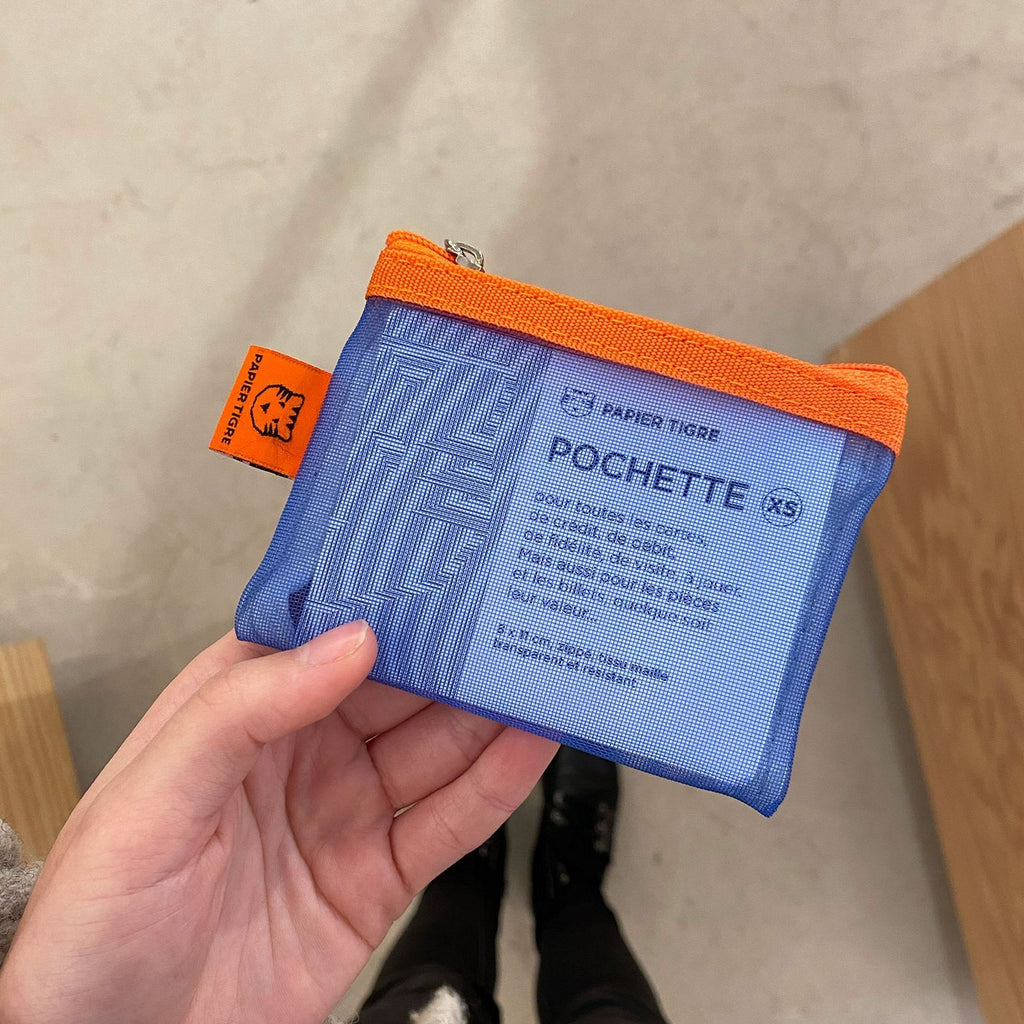 Pochette Mesh XS - Cobalt Pêche