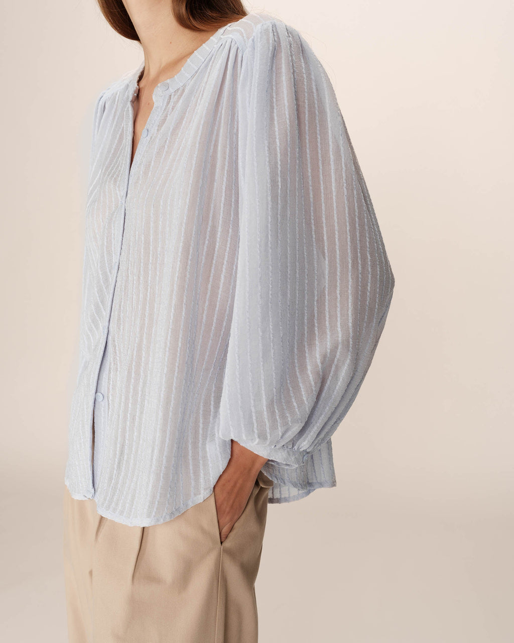 Blouse Poesie - Bleu