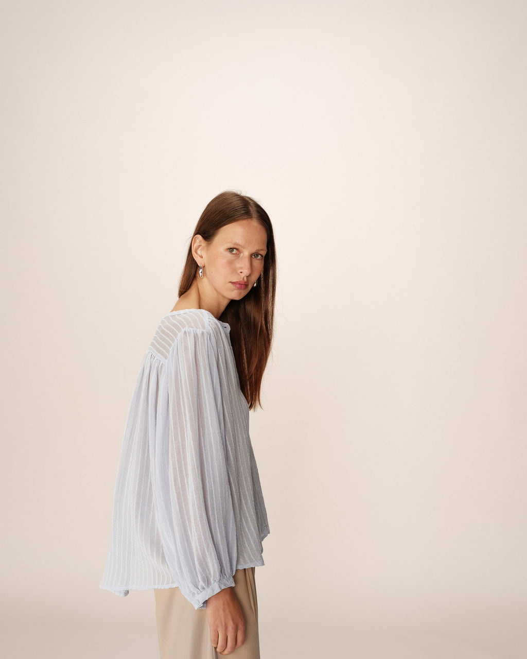 Blouse Poesie - Bleu