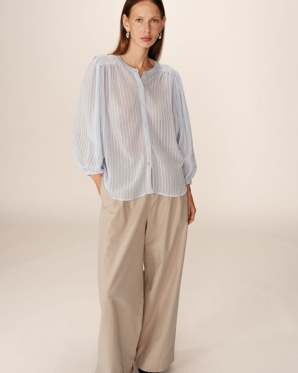 Blouse Poesie - Bleu