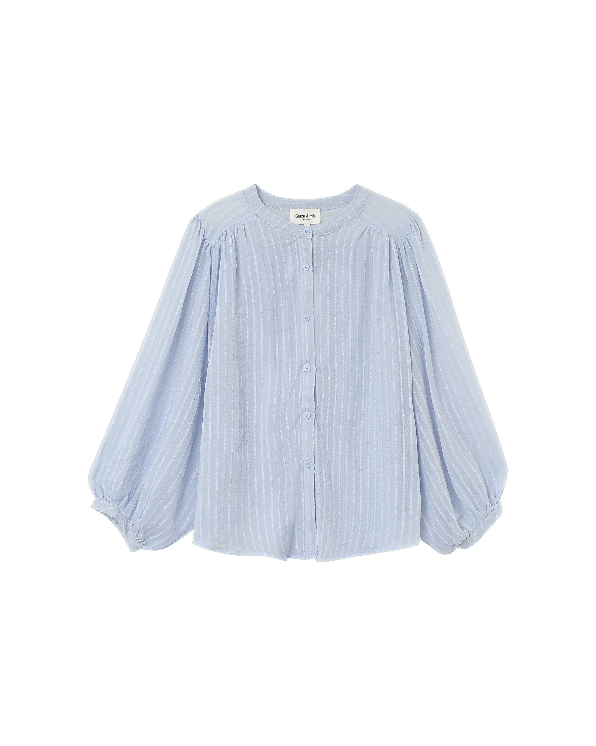 Blouse Poesie - Bleu