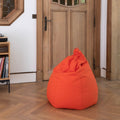 Pouf Poire Coton - 80x120cm - Orange