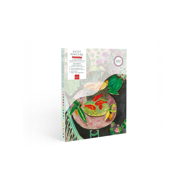 Coffret Peinture Au Numéro - Petit Pinceau - Les Poissons Rouges, Henri Matisse