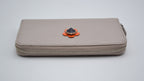 Portefeuille Fendi Cuir Beige Zippé