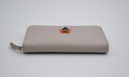 Portefeuille Fendi Cuir Beige Zippé
