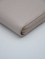 Portefeuille Fendi Cuir Beige Zippé