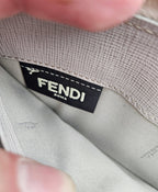 Portefeuille Fendi Cuir Beige Zippé