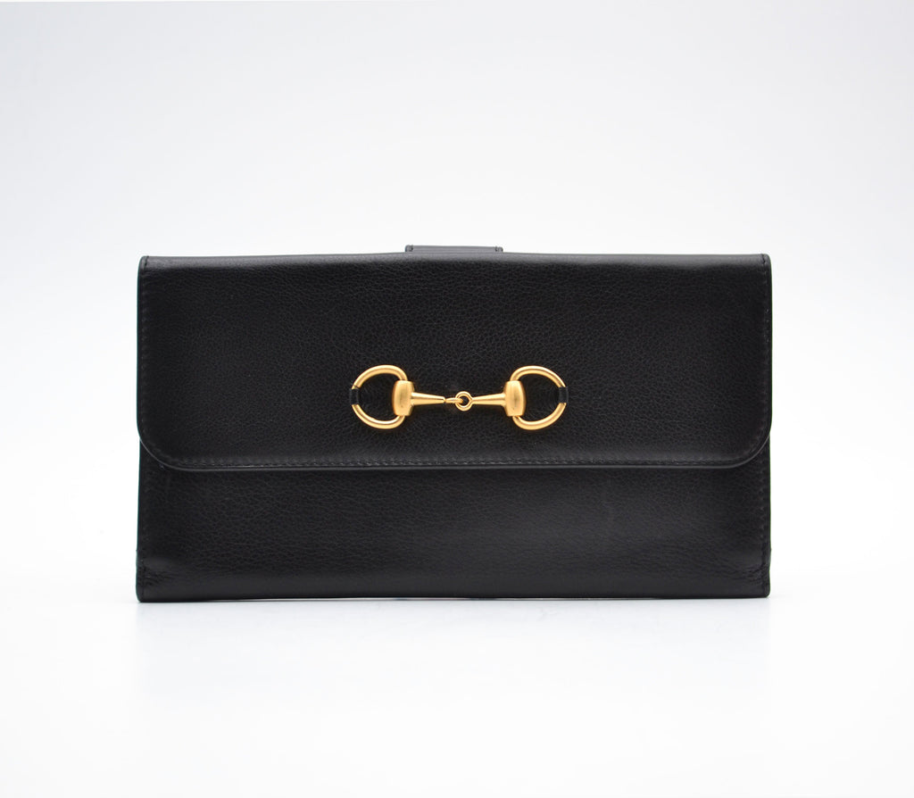 Portefeuille Gucci Horsebit Cuir