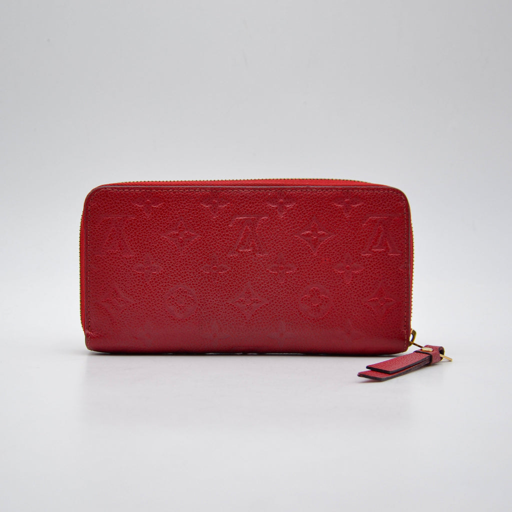 Portefeuille Louis Vuitton Zippy Continental Cuir Empreinte