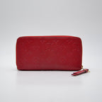 Portefeuille Louis Vuitton Zippy Continental Cuir Empreinte