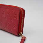 Portefeuille Louis Vuitton Zippy Continental Cuir Empreinte