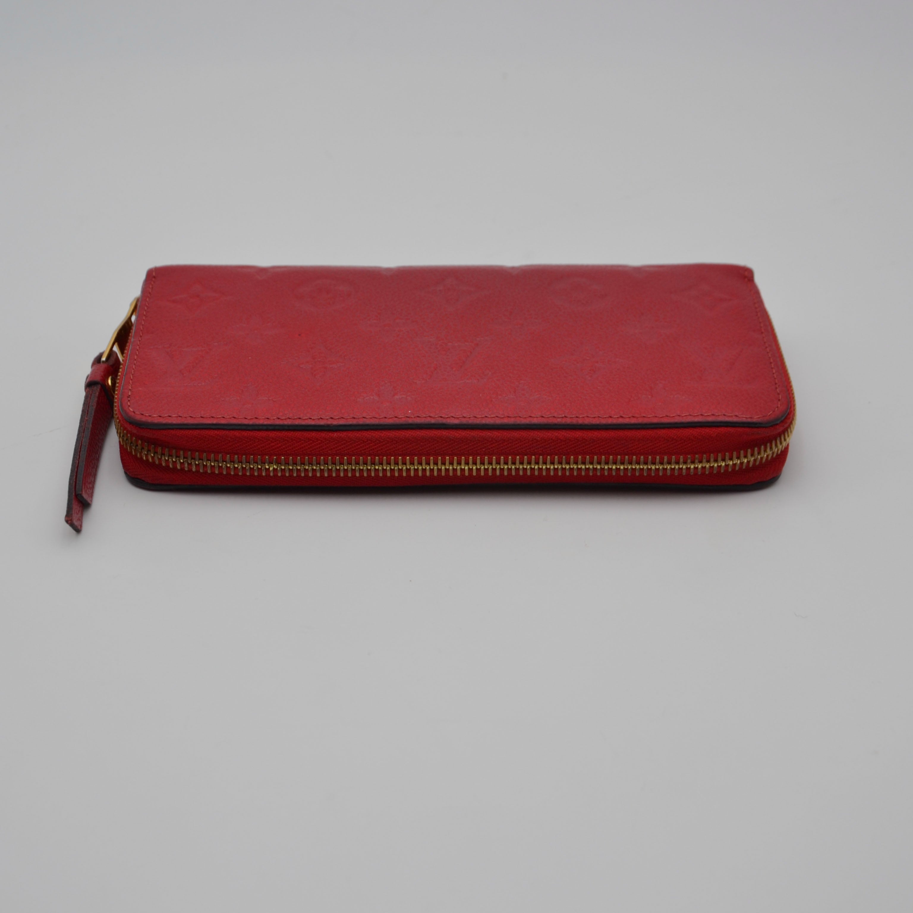 Portefeuille Louis Vuitton Zippy Continental Cuir Empreinte