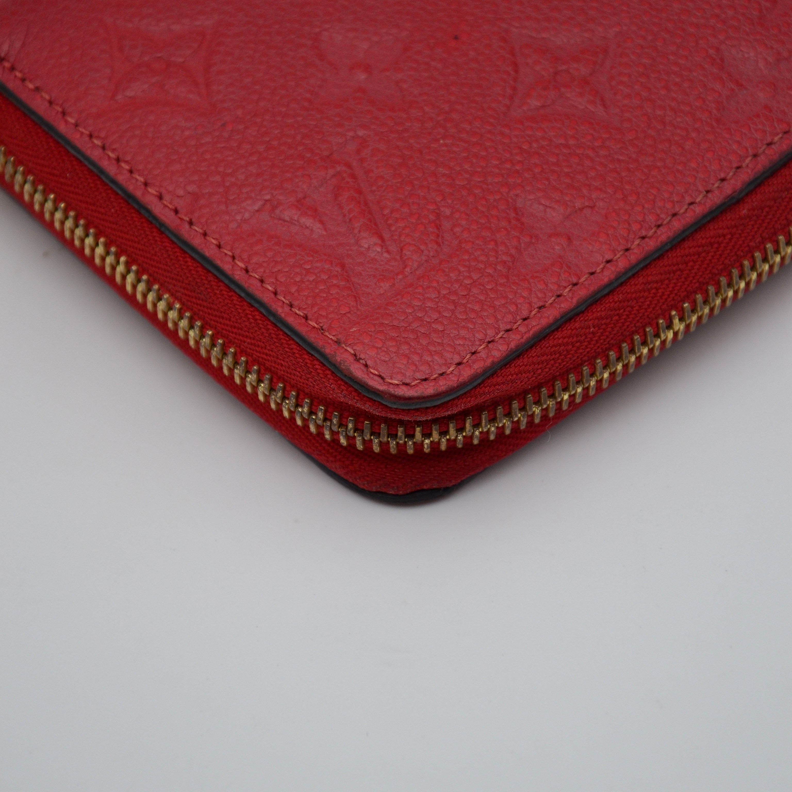 Portefeuille Louis Vuitton Zippy Continental Cuir Empreinte