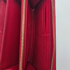 Portefeuille Louis Vuitton Zippy Continental Cuir Empreinte