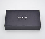 Portefeuille Long Prada En Nylon Violet & Cuir Noir