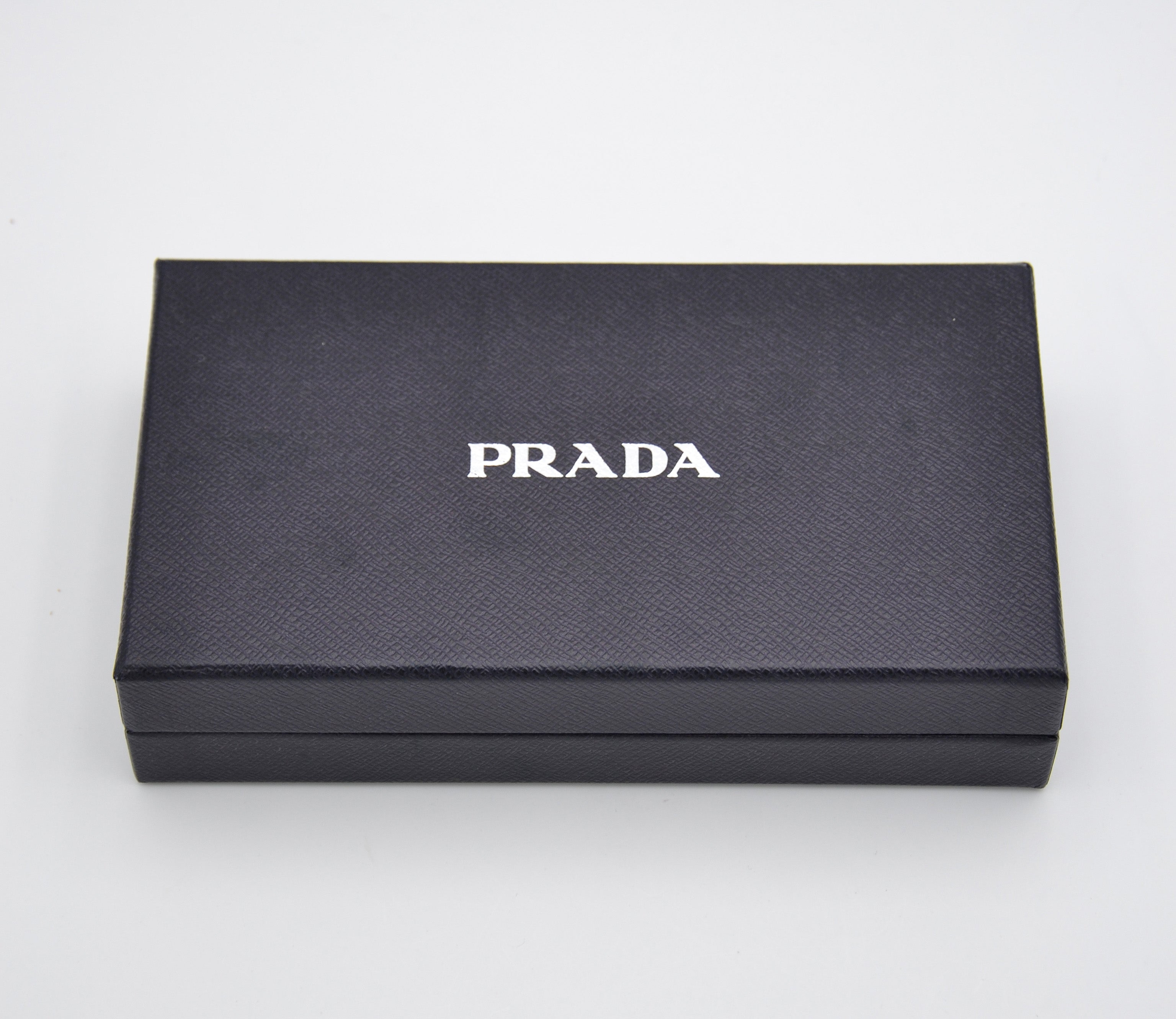 Portefeuille Long Prada En Nylon Violet & Cuir Noir