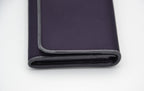 Portefeuille Long Prada En Nylon Violet & Cuir Noir