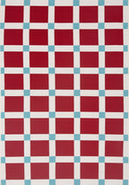 Positano - Tapis D'Extérieur - Polypropylène/Polyester - Bordeaux
