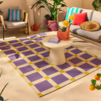 Positano - Tapis D'Extérieur - Polypropylène/Polyester - Violet