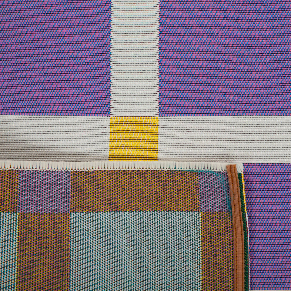 Positano - Tapis D'Extérieur - Polypropylène/Polyester - Violet