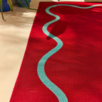 Positano - Tapis D'Extérieur - Polypropylène/Polyester - Bordeaux