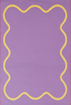 Positano - Tapis D'Extérieur - Polypropylène/Polyester - Violet