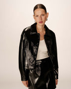 Veste Courte Noir Poudre