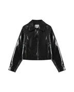 Veste Courte Noir Poudre