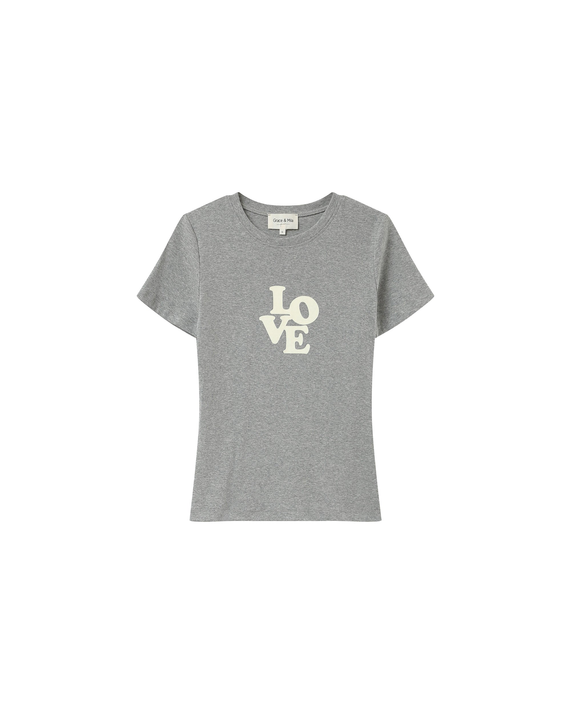 T-Shirt Poussin - Gris