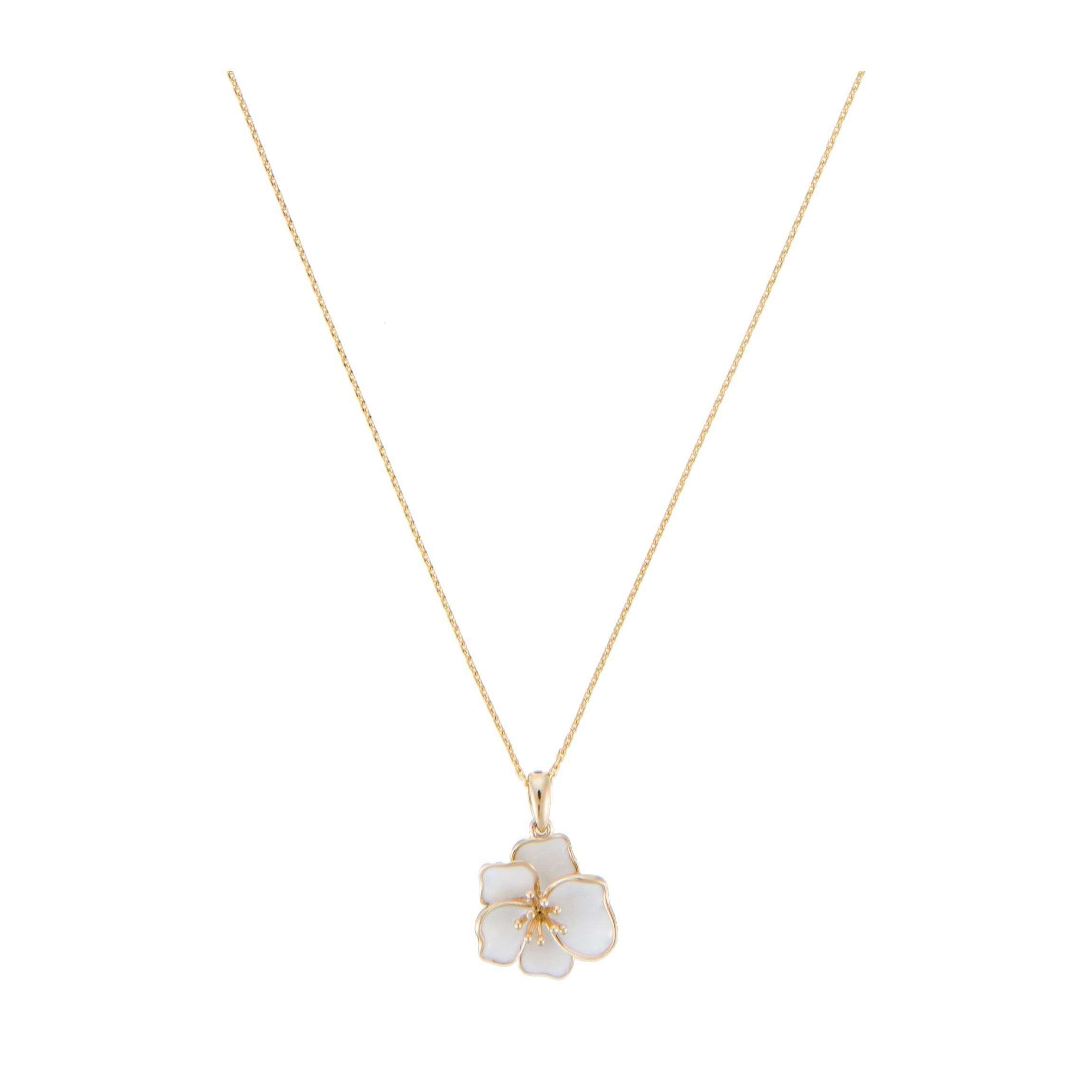 Pendentif "Orchidée"