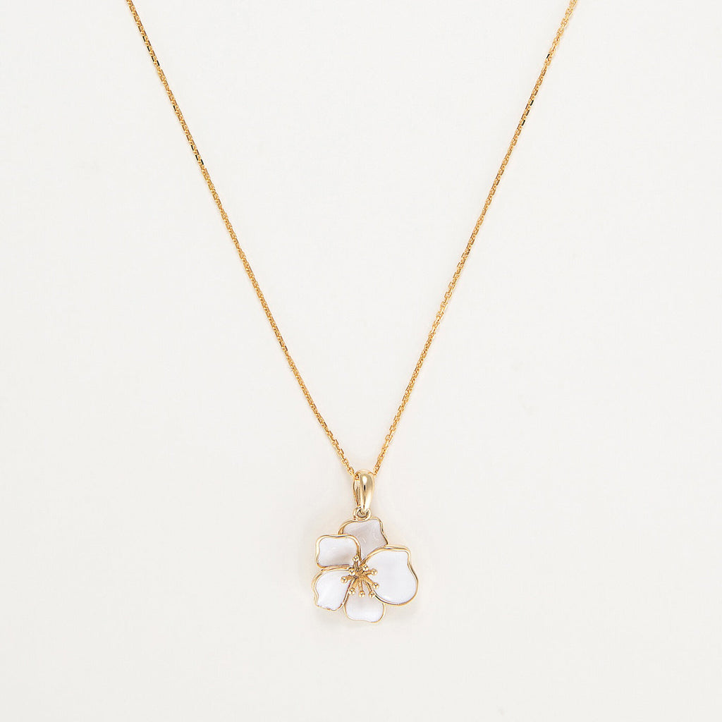 Pendentif "Orchidée" - Or Jaune 375/1000