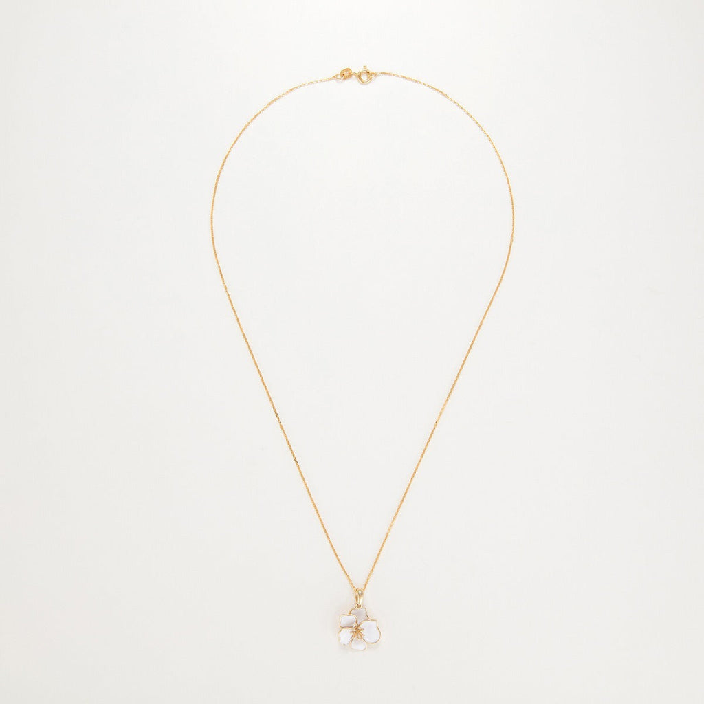 Pendentif "Orchidée" - Or Jaune