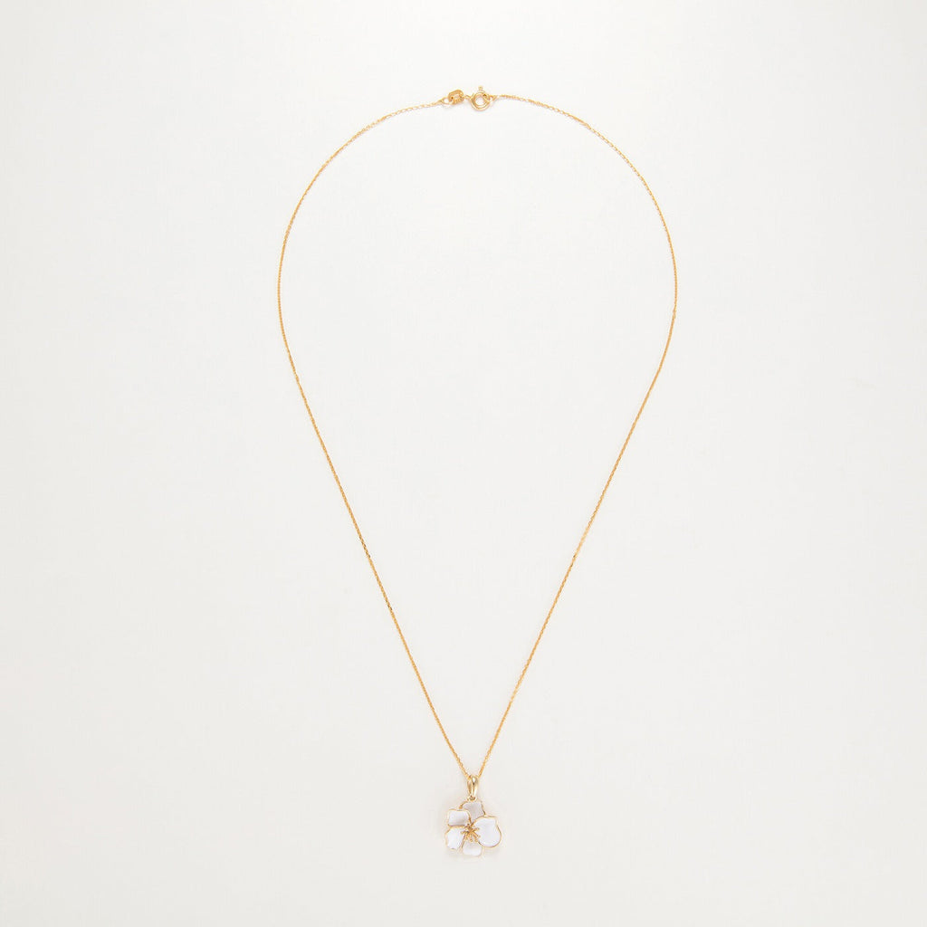 Pendentif "Orchidée" - Or Jaune 375/1000